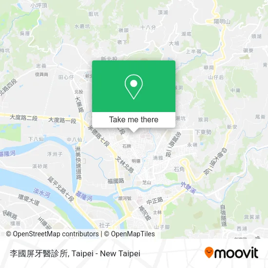 李國屏牙醫診所地圖