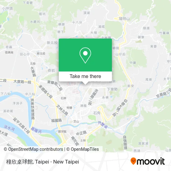 穜欣桌球館地圖