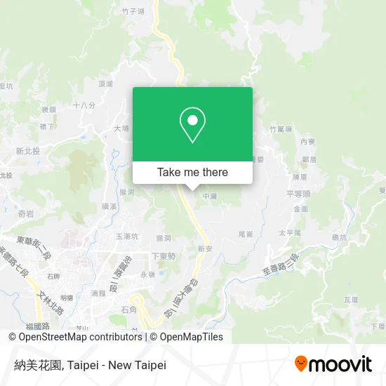 納美花園 map