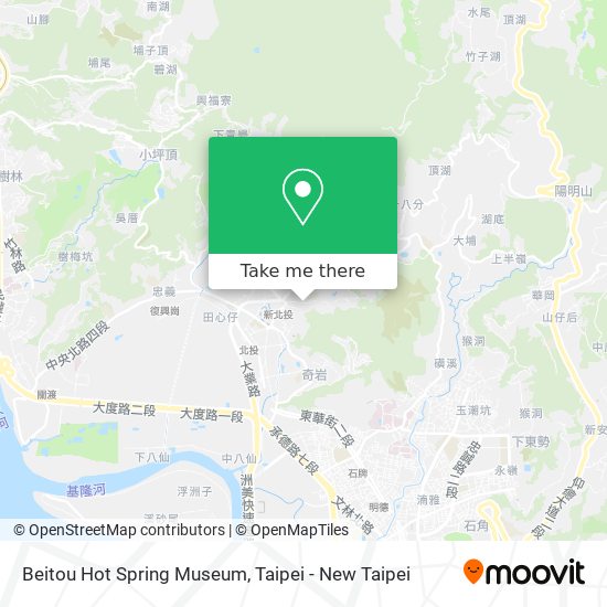 Beitou Hot Spring Museum map