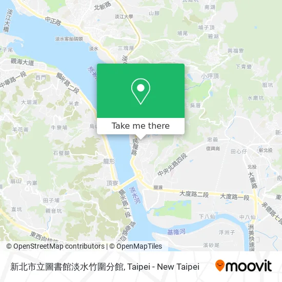 新北市立圖書館淡水竹圍分館 map