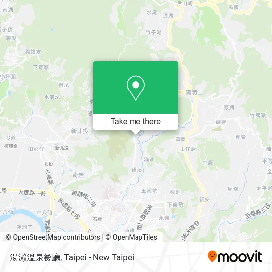 湯瀨溫泉餐廳地圖