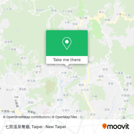 七窟溫泉餐廳 map