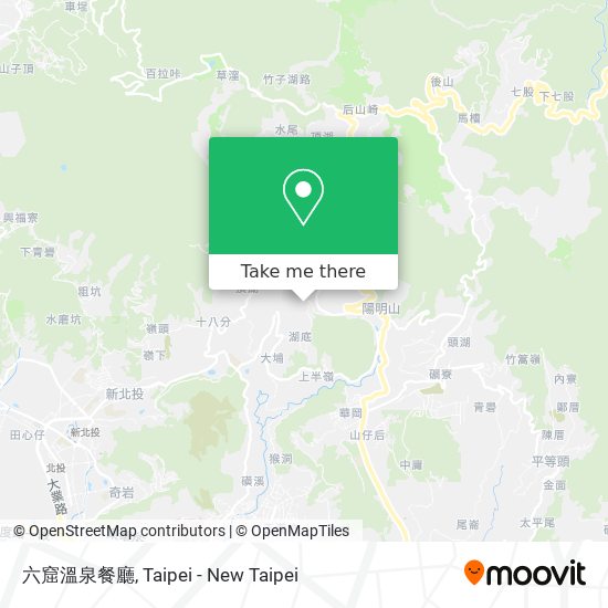 六窟溫泉餐廳 map