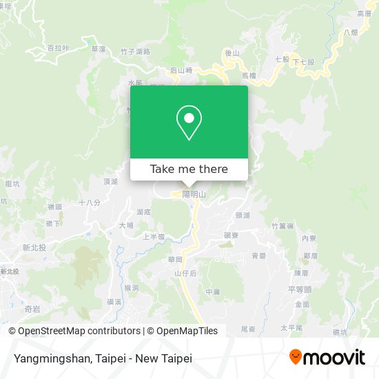 Yangmingshan map