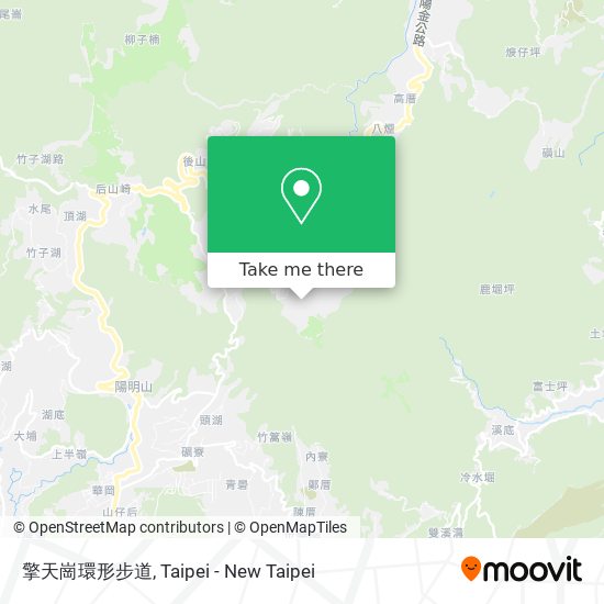 擎天崗環形步道 map