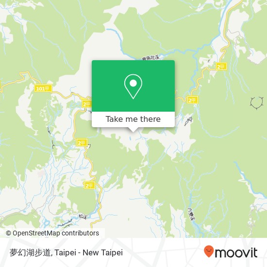 夢幻湖步道 map