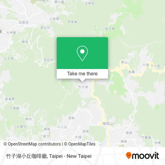 竹子湖小丘咖啡廳 map