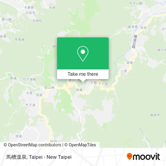 馬槽溫泉地圖