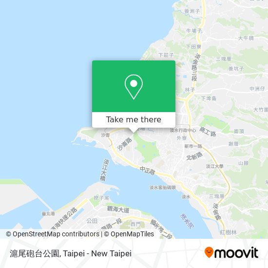 滬尾砲台公園 map