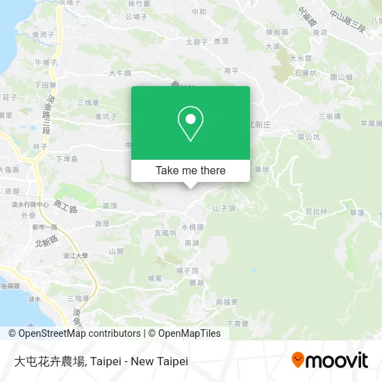 大屯花卉農場地圖