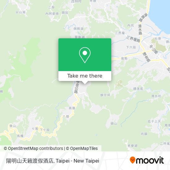 陽明山天籟渡假酒店 map