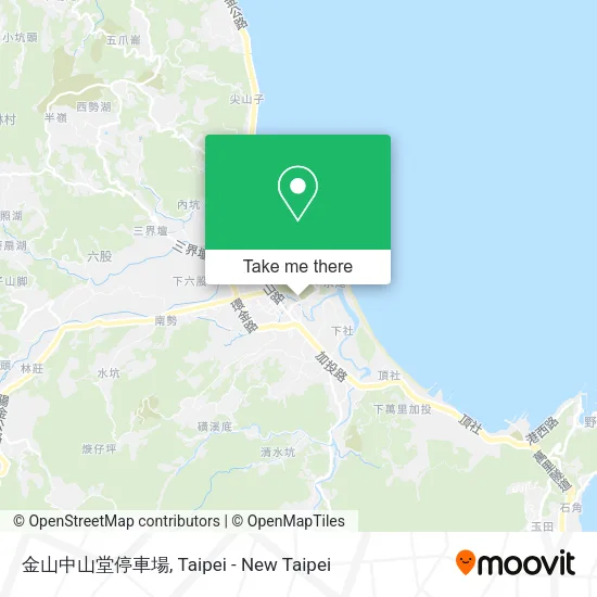 金山中山堂停車場地圖