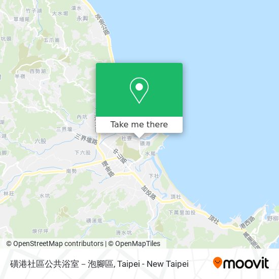 磺港社區公共浴室－泡腳區 map
