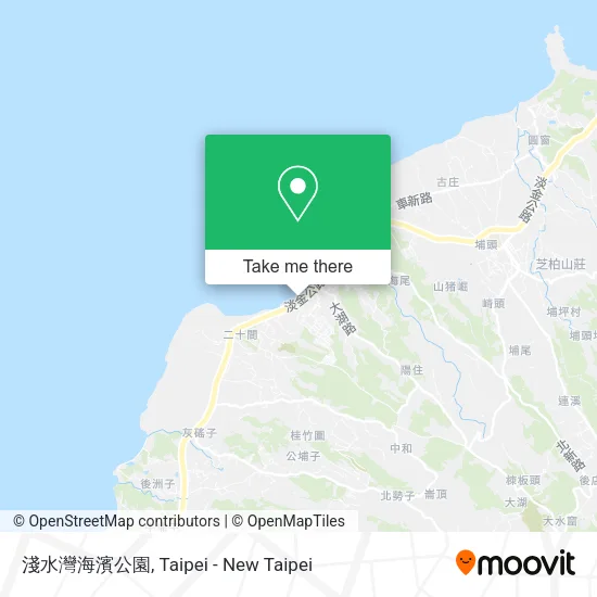 淺水灣海濱公園地圖