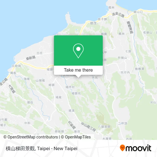 橫山梯田景觀 map