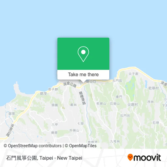 石門風箏公園 map