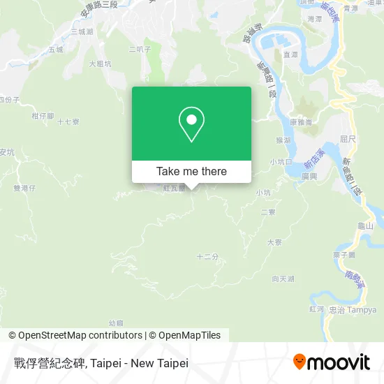 戰俘營紀念碑地圖