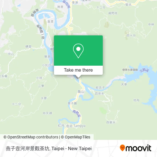 燕子壼河岸景觀茶坊地圖