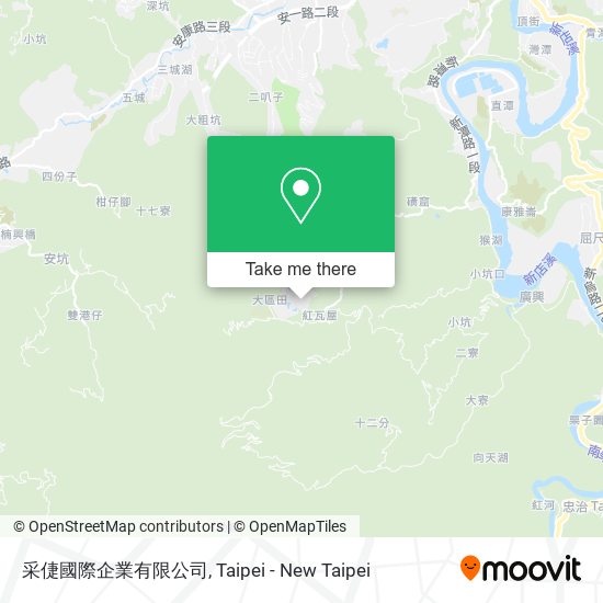 采倢國際企業有限公司地圖