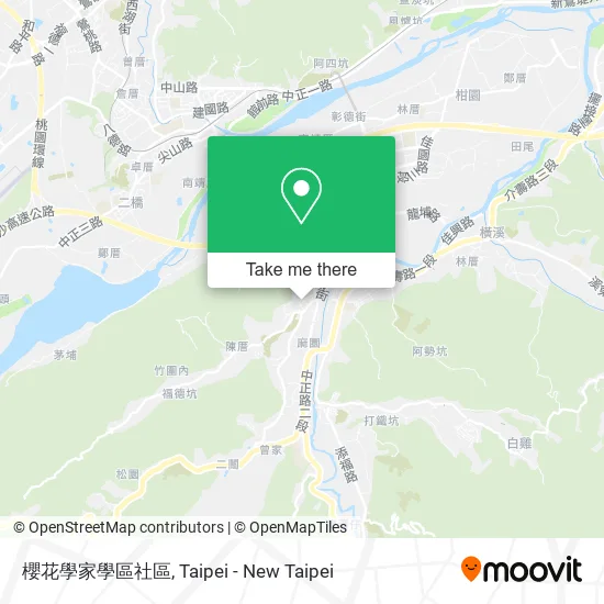 櫻花學家學區社區地圖