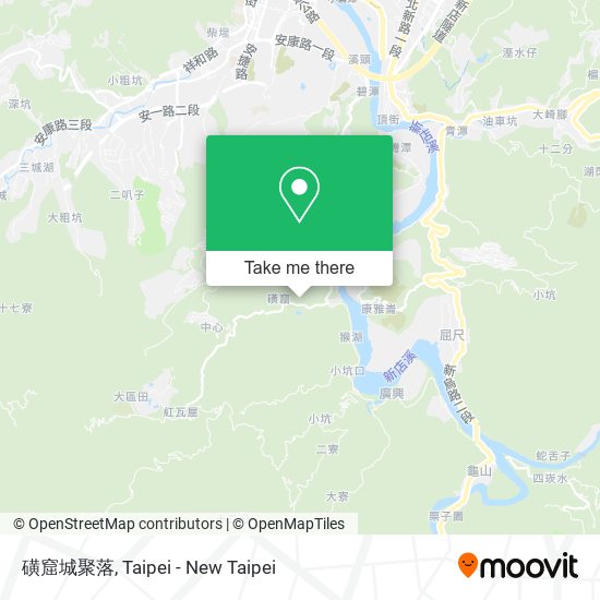 磺窟城聚落地圖