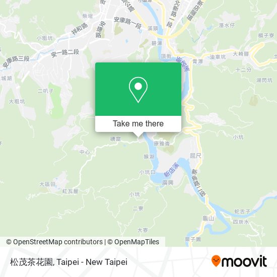松茂茶花園地圖