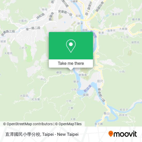 直潭國民小學分校地圖
