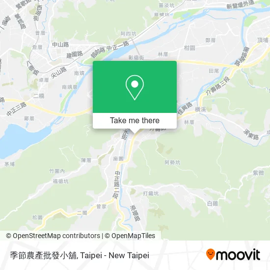 季節農產批發小舖 map