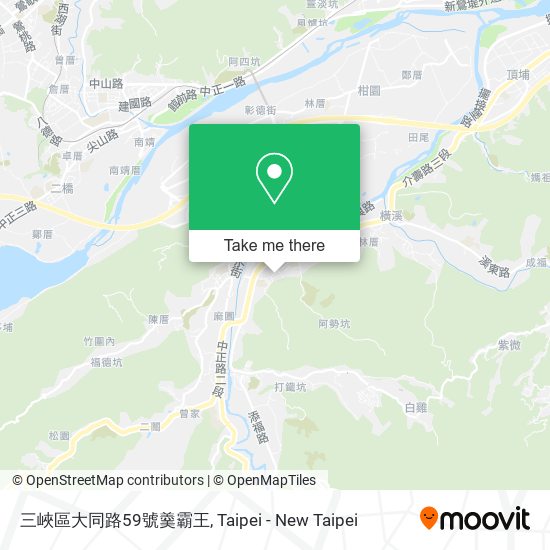 三峽區大同路59號羹霸王 map