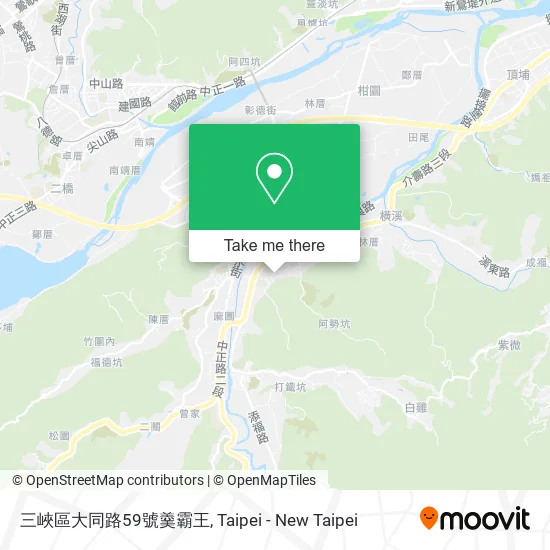 三峽區大同路59號羹霸王 map