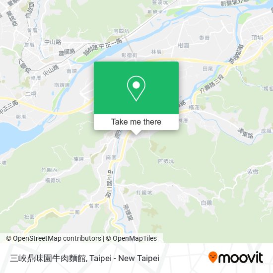 三峽鼎味園牛肉麵館 map