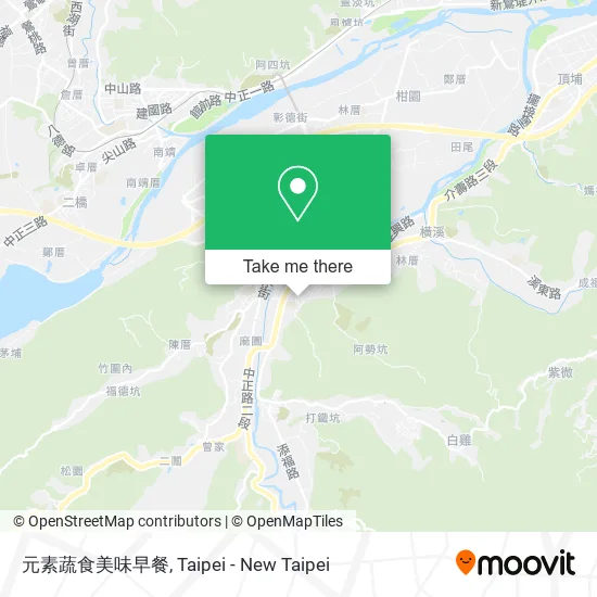元素蔬食美味早餐 map