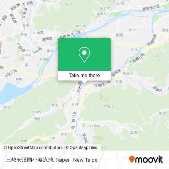 三峽安溪國小游泳池 map