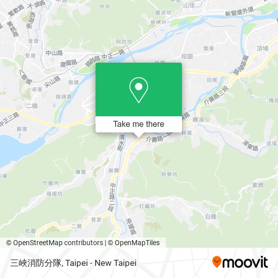三峽消防分隊地圖