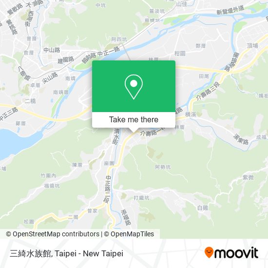 三綺水族館地圖