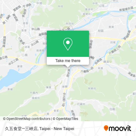 久五食堂—三峽店 map