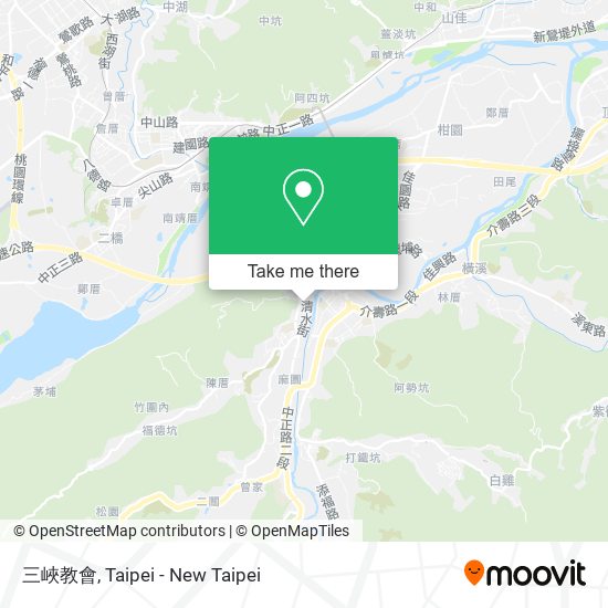 三峽教會地圖