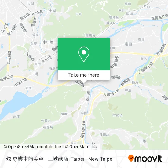 炫 專業車體美容 - 三峽總店 map