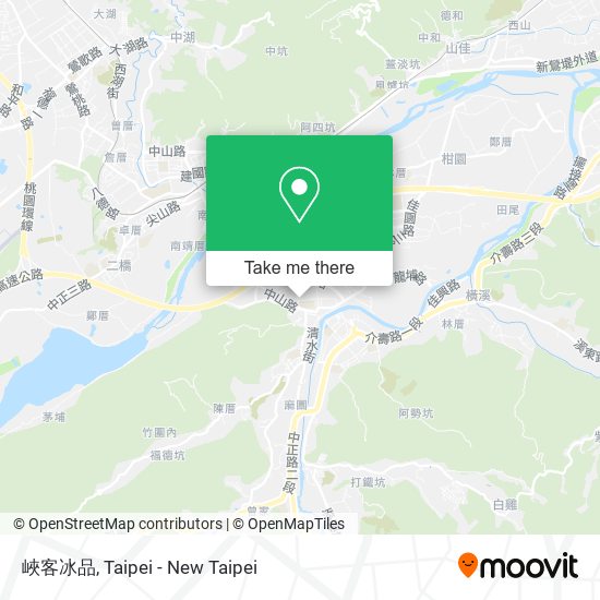 峽客冰品 map