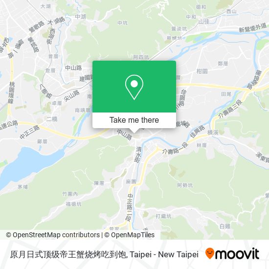 原月日式顶级帝王蟹烧烤吃到饱 map