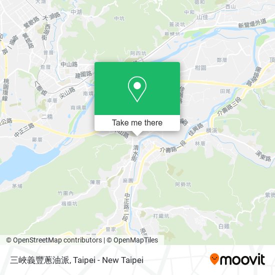 三峽義豐蔥油派 map