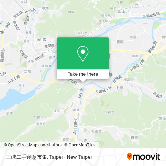 三峽二手創意市集 map