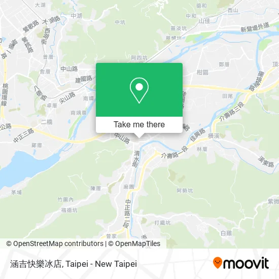 涵吉快樂冰店地圖