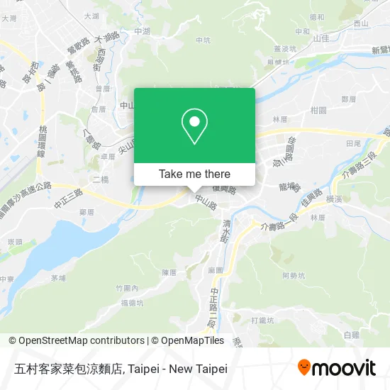 五村客家菜包涼麵店 map