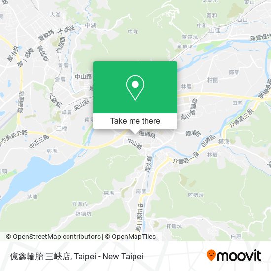 億鑫輪胎 三峽店地圖