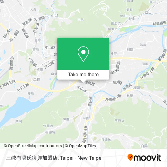 三峽有巢氏復興加盟店地圖