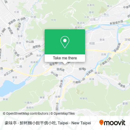 豪味亭 - 鮮蚵麵小館平價小吃 map