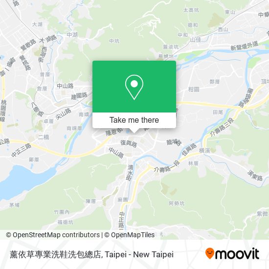 薰依草專業洗鞋洗包總店地圖