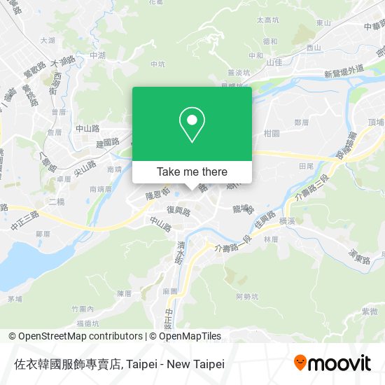佐衣韓國服飾專賣店 map